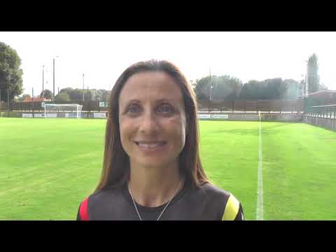 Sarah M'Barek après RC Lens - RSC Anderlecht le 15.08.2020