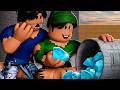 Homeless Family Became TRILLIONAIRES A Roblox Movie