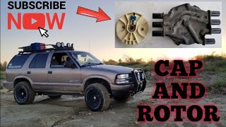 How to replace distributor cap & rotor on my Chevy S10 Blazer 4.3 V6