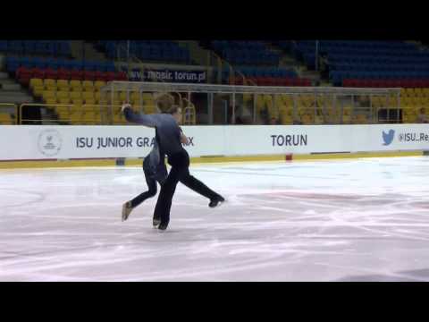 2015 ISU Jr. Grand Prix - Torun Free Dance Kristsina KAUNATSKAIA / Yan LUKOUSKI BLR