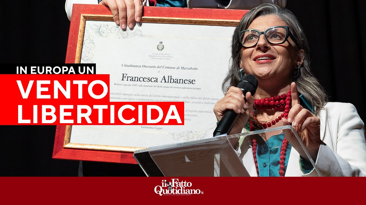 Cittadinanza onoraria di Marzabotto per Albanese: "I diritti non siano privilegi decisi dai potenti”