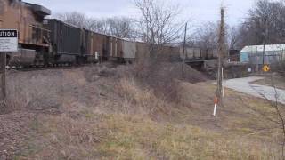 preview picture of video 'Railfanning - Jefferson City, MO - February 4, 2012'