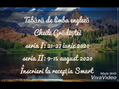 Tabără lb engleză Cheile Gradistei - vara 2020