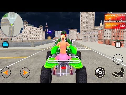 Modern City ATV Bike Taxi Racing Game - Quad Bike Simulator | Bike Games | Android Gameplay