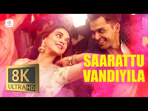 Kaatru Veliyidai - Saarattu Vandiyila 8K/4K Video Song | A.R. Rahman | Karthi | Aditi Rao Hydari