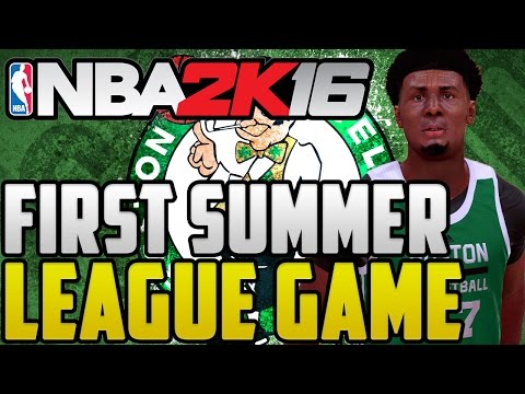 NBA 2K16 Boston Celtics Subscriber MyLEAGUE - First Summer League Game [ Ep 4 ]