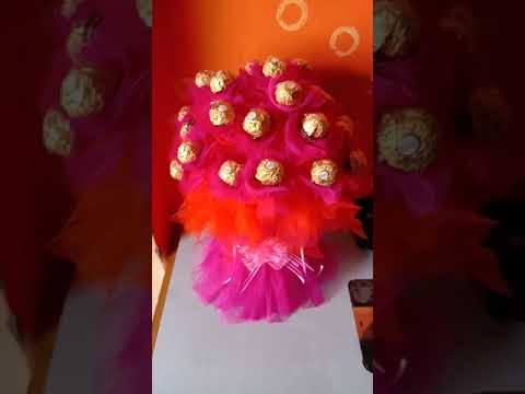 Ferrero rocher bouquet 💐💐||chocolate bouquet 💝💝