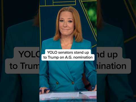 YOLO senators stand up to Trump on A.G. nomination