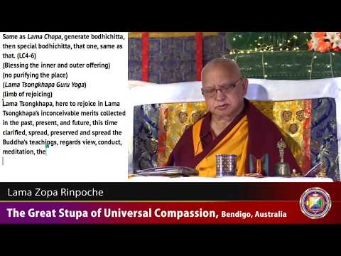 20180426 1930 LZR Stupa of Great Compassion with TRANSCRIPT
