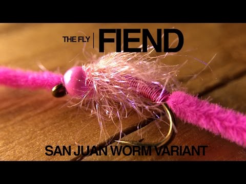 San Juan Worm Variant Fly Tying Tutorial | The Fly Fiend.
