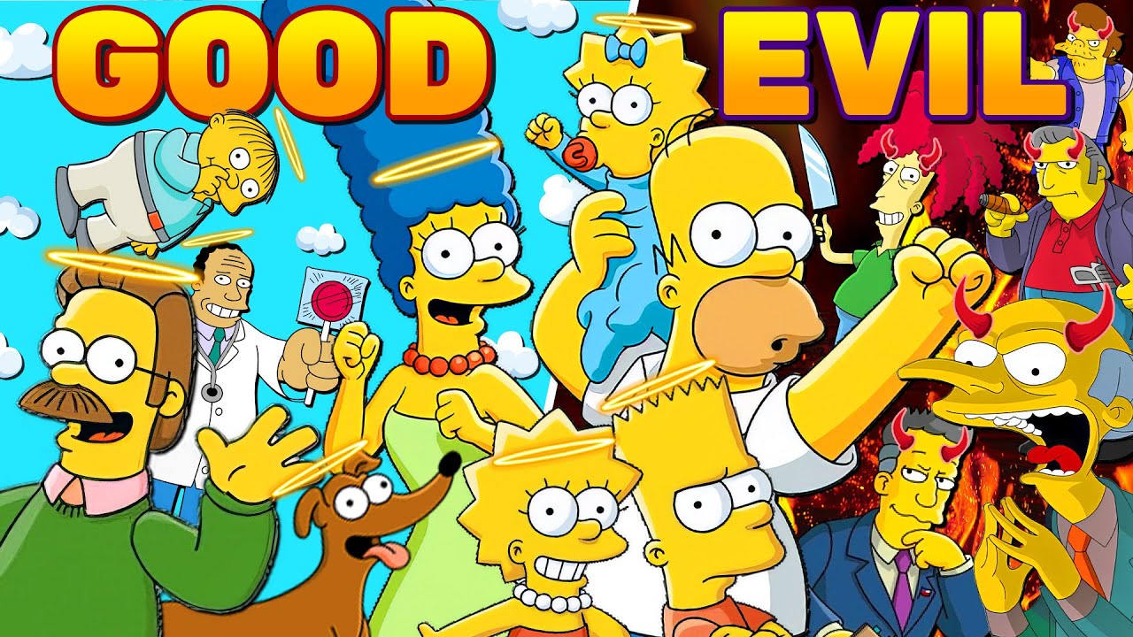 Every Character In The Simpsons Ranked: Good to Evil