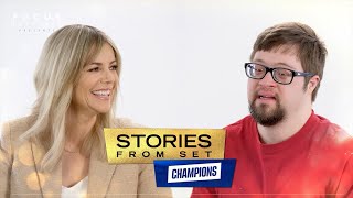 Kaitlin Olson & Kevin Iannucci Enjoyed Joking Around with the Cast of Champions | Stories From Set