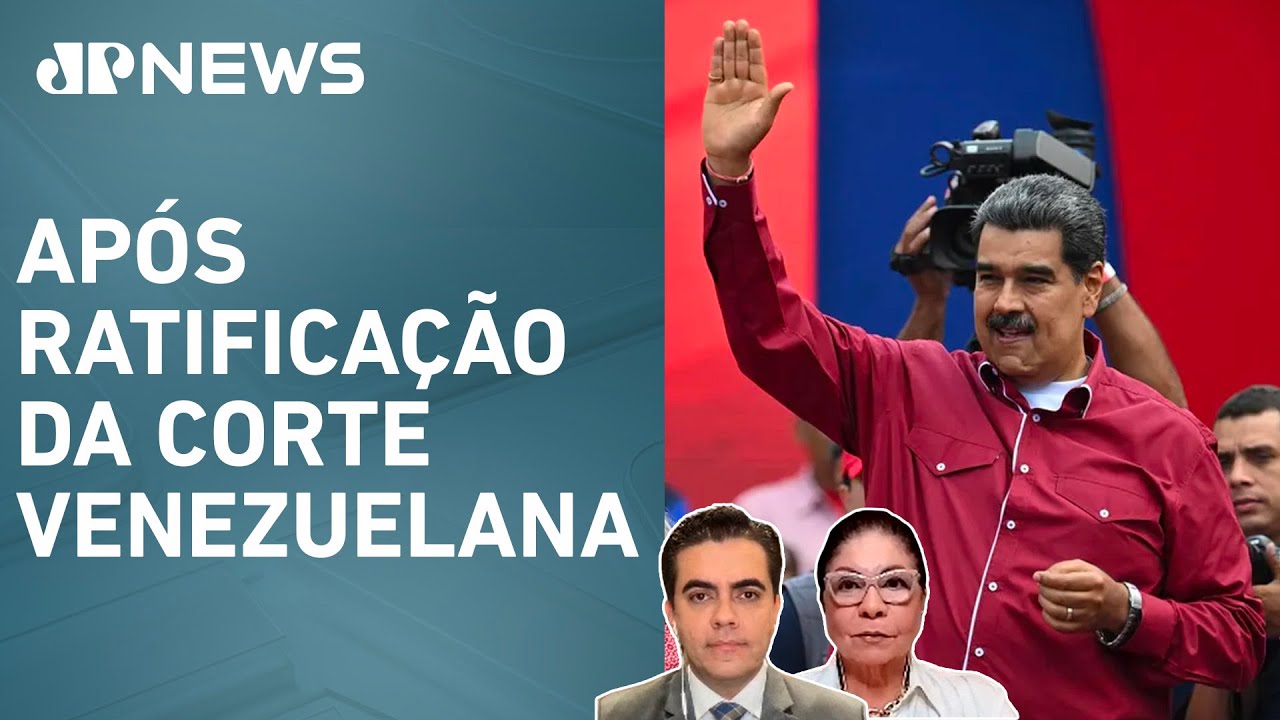 EUA, UE e OEA rejeitam vitória de Nicolás Maduro; Vilela e Dora Kramer comentam