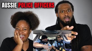 🇦🇺 WHAT THE WHAT?! American Couple Reacts to Australian Police Officers (superwog1)