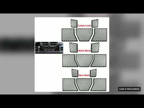 5 Pack Car Front Bumper Center Lower Grille Mesh Guard For BMW G87 M2 20232025 Bumper Grill Guard