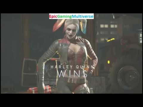 Harley Quinn VS Batman In A Injustice 2 Match / Battle / Fight