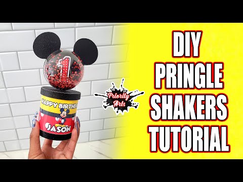 HOW TO MAKE PRINGLE SHAKERS, DIY PRINGLE SHAKER BOX