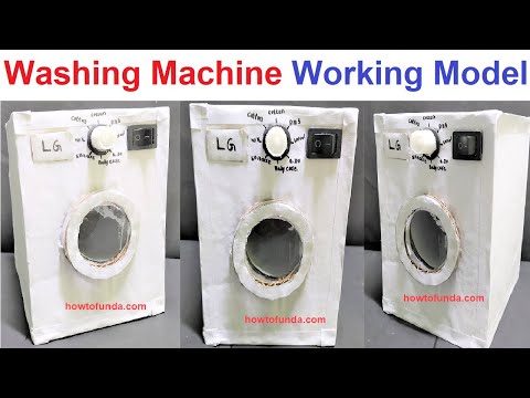 how to make mini air cooler ac working model for science project exhibition diy howtofunda