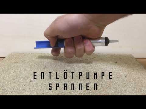 Entlöten mit der Entlötpumpe (deutsch)