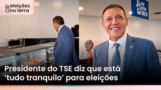Após pegar lanche para viagem, presidente do TSE diz que está ‘tudo tranquilo’ para as eleições