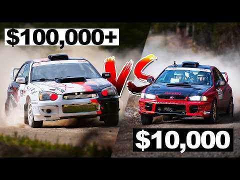 Cheap (but light) Rally Car VS Expensive Rally Car