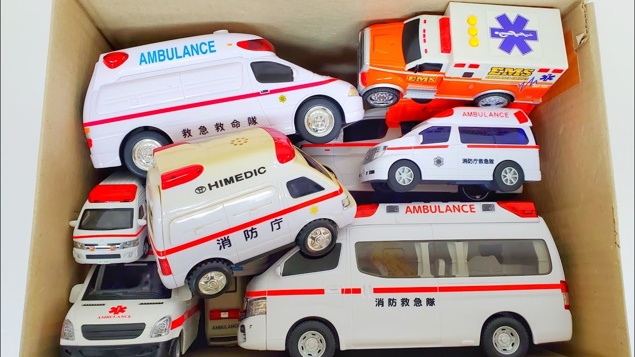 救急車が走る Ambulance minicar runs Emergency Drive!