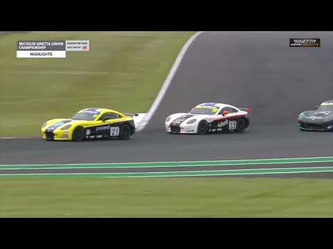LEO ROBINSON - Ginetta Junior Championship - Donington - Race 3 Highlights