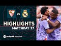Highlights Sevilla FC vs Real Madrid (1-2)