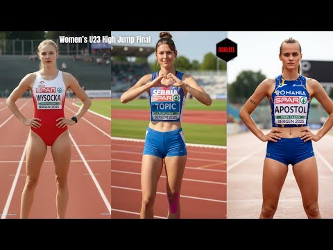 Women's U23 High Jump Final 2025 #femaleathletes #womenshighjump