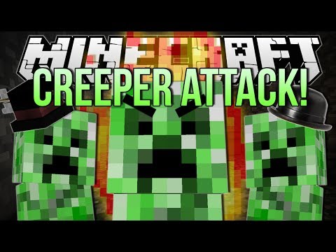 NEVER ENDING CREEPERS | Minecraft: Creeper Attack Minigame! Video