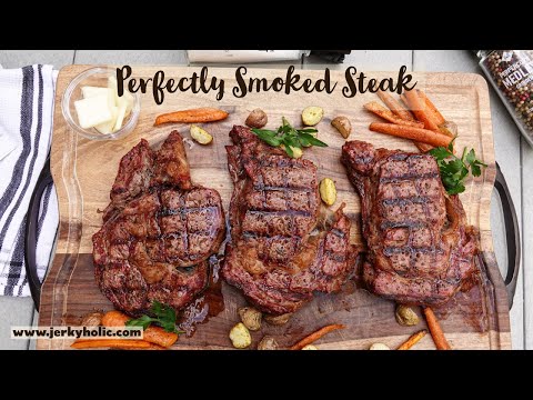 Perfectly Smoked Steak (Ribeye)