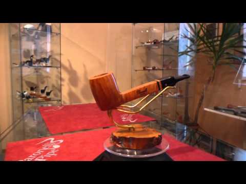 Pipa radica billiard fatta a mano - www.paronellipipe.it