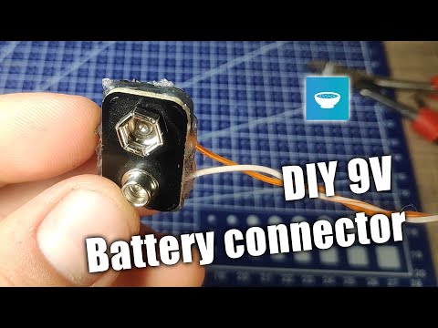 plug, conector, 9v, batería