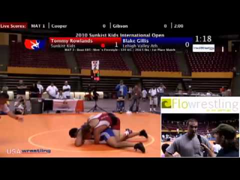 Sunkist Open - Freestyle - 120kg Final - Tommy Rowlands vs. Blake Gillis