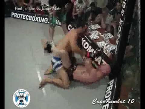 Cage Kombat 10. Paul Jenkins vs. James Mair. Round 1