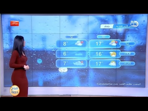شاهد بالفيديو.. الانواء الجوية وتغيرات الطقس مع فانيتا الزعبي  10-2-2019