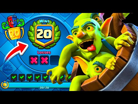 I Got 20 Wins with the Most BROKEN Log Bait Deck!!