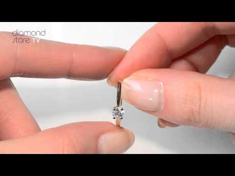 UT27-47JUA - Glorious Grace 18K Gold Diamond Engagement Ring 0.25CT-G-H/SI