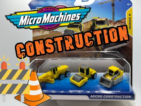 Micro Construction! 2021 Series 6 Micro Machine Unboxing & Review!