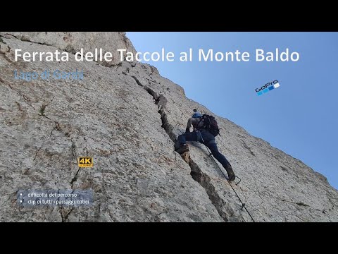 Ferrata delle Taccole. Monte Baldo (lago di Garda)
