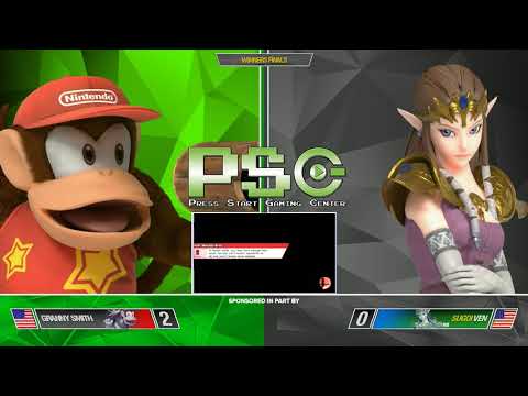 PSG Smash 4 Mondays: Granny Smith (Diddy Kong/Mk) vs Sugoi | Ven (Zelda/Corrin) Wf