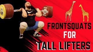 FRONTSQUAT: Tips for Tall People