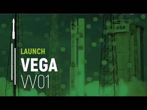 Flight VV01 – LARES / ALMASat-1 | Vega Launch | Arianespace