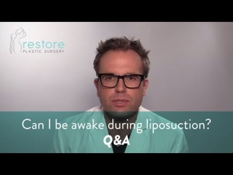 1st YouTube video about are you awake during liposuction