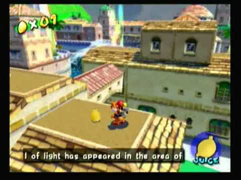 Let's Play Super Mario Sunshine - Part 14, Unlocking Yoshi and Nozzles in the Plaza