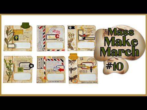 MASS MAKE MARCH #10: Transforming Index Cards into Grungy Journal Gems with Windows & Tuck Spots