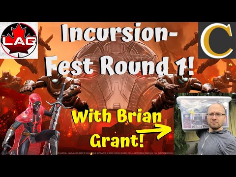 Incursion-Fest Tournament Round 1 With Brian Grant! - Marvel Contest of Champions