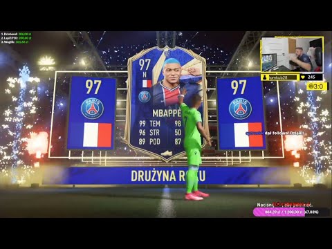 Kamyk trafia toty mbappe na LIVE NIEMOŻLIWE!!!