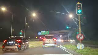 Nighttime Driving Tour In Auckland New Zealand Around Sylvia Park/Mount Wellington/Penrose
