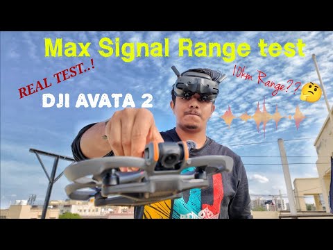 DJI AVATA 2 City Range test | Maximum distance signal connection test | Drone transmission at 10km?🤯